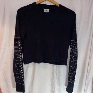 Calvin Klein cropped long sleeve